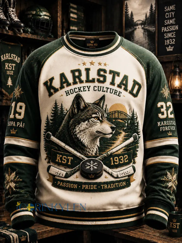 Grönvitt Forever Karlstad Hockey Sweatshirt - som bild / S