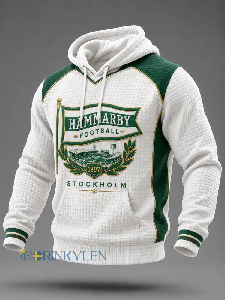 Hammarby Green & White 1915 Fotboll Casual Hoodie. - som bild / S