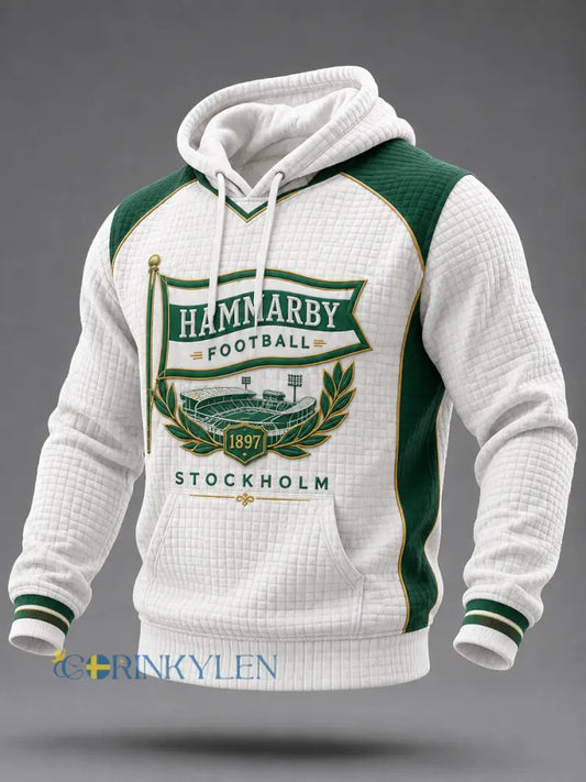 Hammarby Green & White 1915 Fotboll Casual Hoodie. - som bild / S