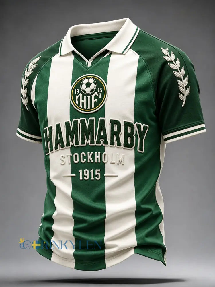 Hammarby Green & White 1915 Fotboll Jersey fotboll - som bild / S