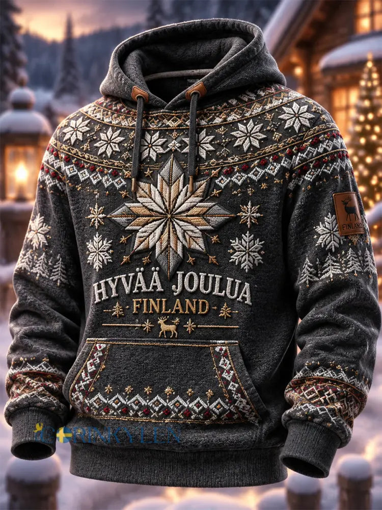 Herr Retro Finska julhuvad tröjar