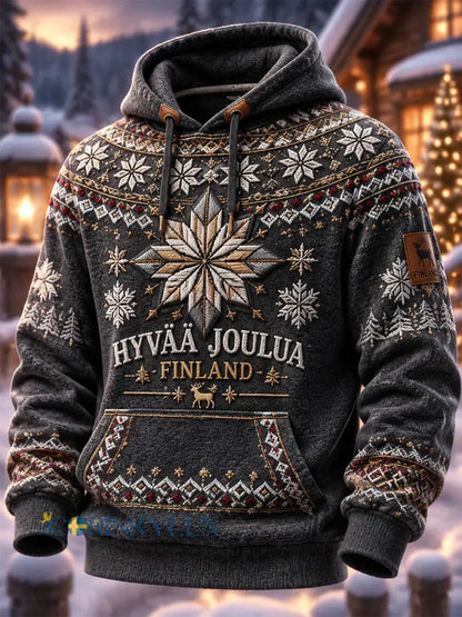 Herr Retro Finska julhuvad tröjar
