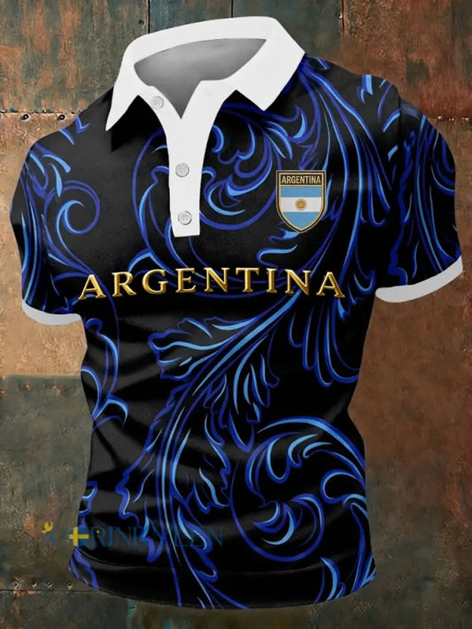 Herrarnas argentinska fotbollströja - svart / S