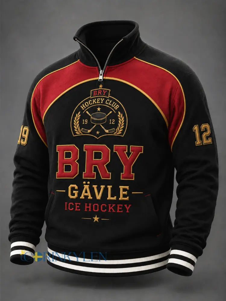 Herrarnas Brynäs IF-hockeytröja med luv för 1912-årsjubileet - som bild / S