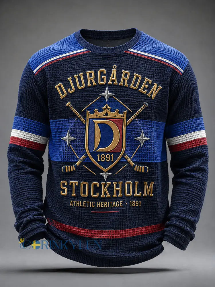Herrarnas Djurgården Hockey Culture Classic waffelvävd t-shirt - som bild / S