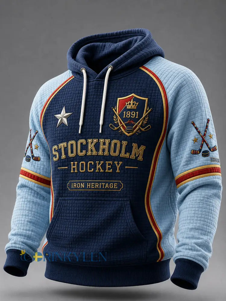 Herrarnas Djurgården Hockey-huvtröja med minnesmärke - som bild / S