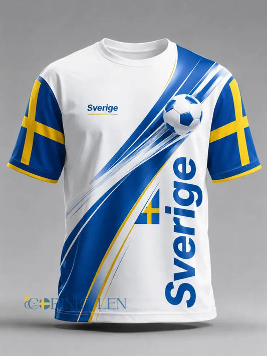 Herrarnas fotbollsmatch – hejarklackkonsttryck T-shirt - A / S