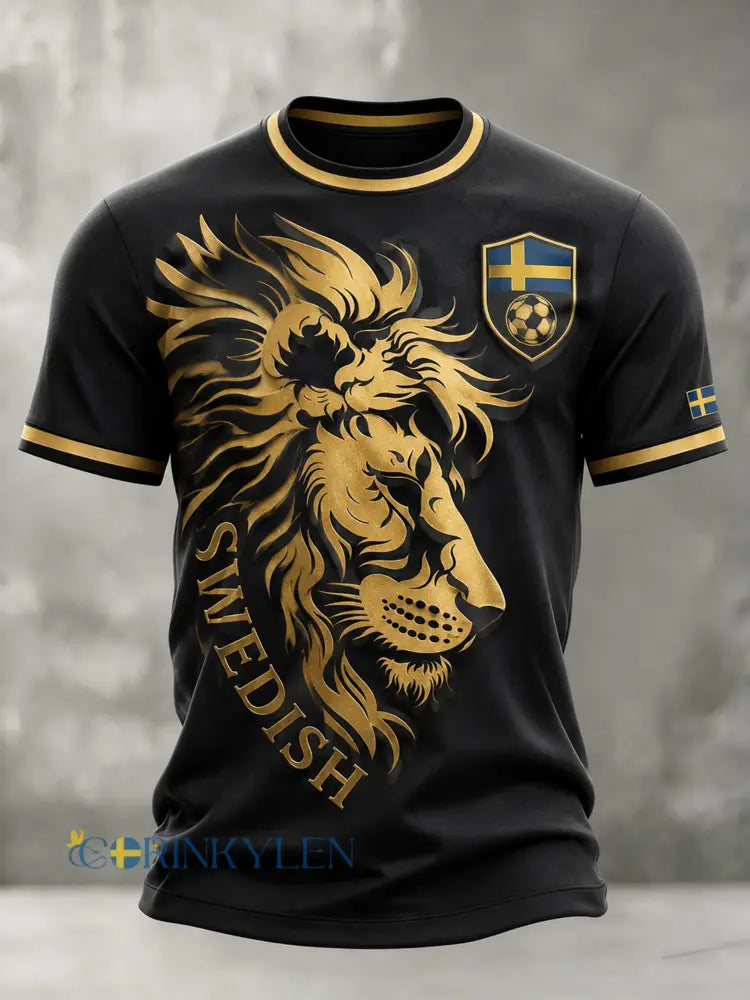 Herrarnas fotbollsmatch – hejarklackkonsttryck T-shirt - A / S
