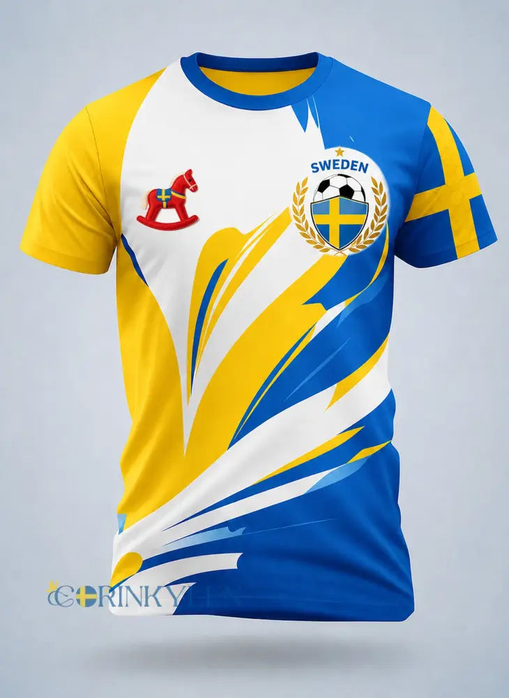 Herrarnas fotbollsmatch – hejarklackkonsttryck T-shirt - A / S