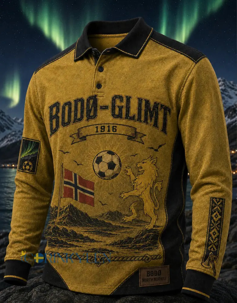 Herrarnas fotbollströja från Norge med lång ärm Bodø/Glimt - A / S