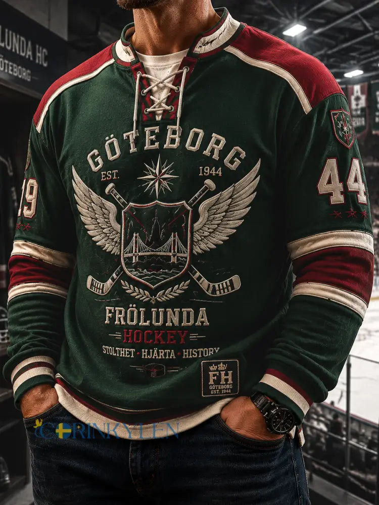 Herrarnas Frölunda HC Göteborg klassiska hockeytröja - som bild / S