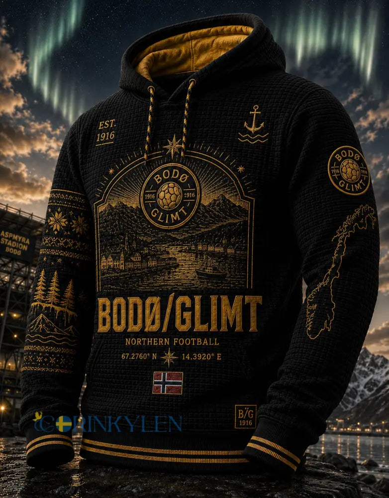 Herrarnas Norge Fotboll Bodø/Glimt Långärmad Hoodie - A / S