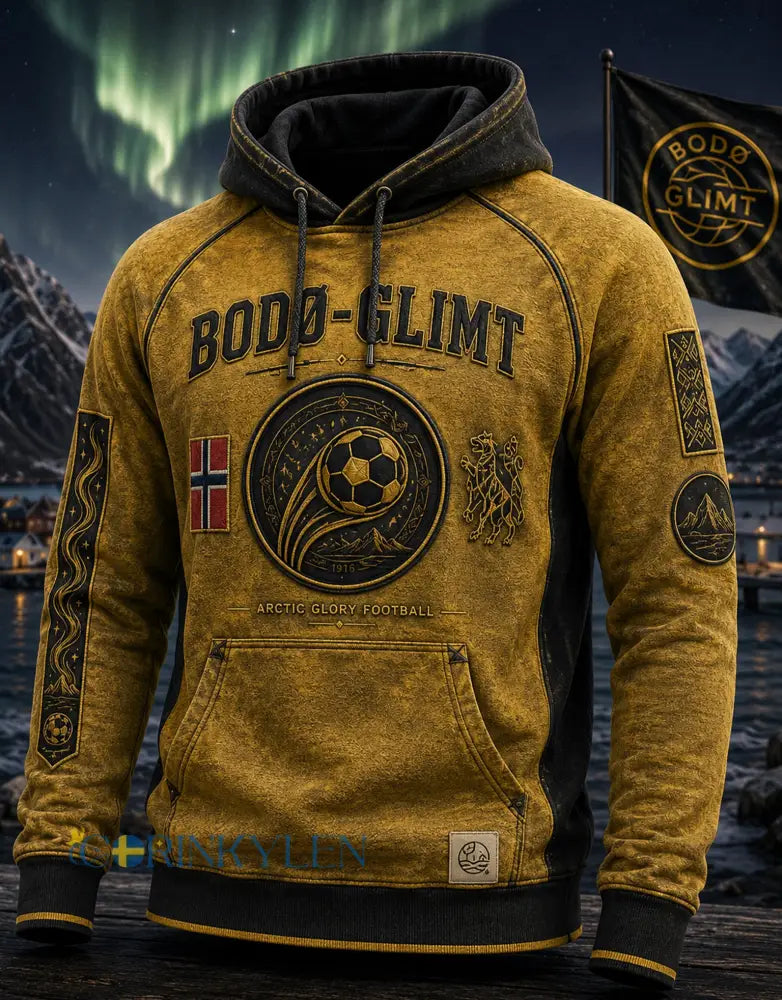 Herrarnas norska fotbollströja med luv och lång ärm Bodø/Glimt - A / S