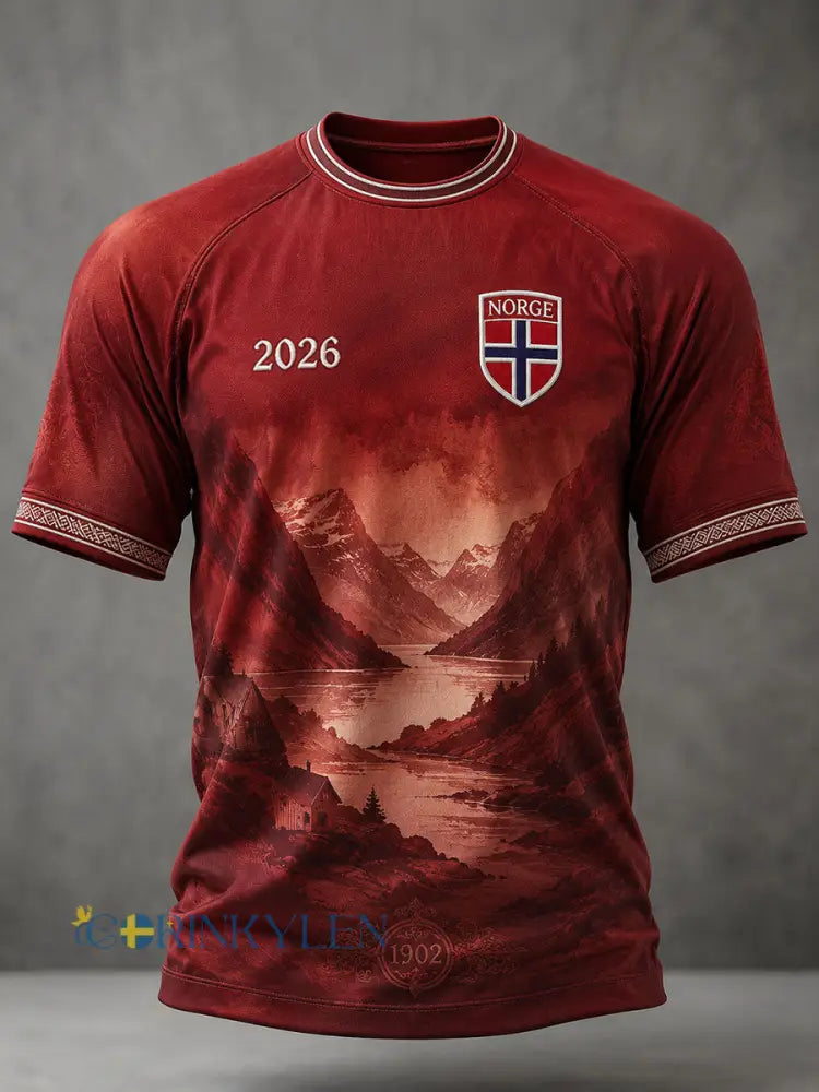 Herrarnas norska fotbollströjor - som bild / S