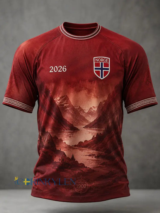 Herrarnas norska fotbollströjor - som bild / S