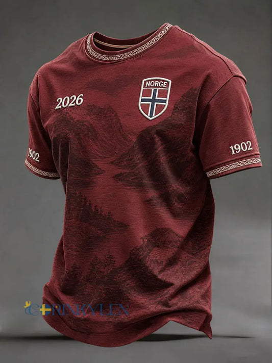 Herrarnas norska fotbollströjor - som bild / S