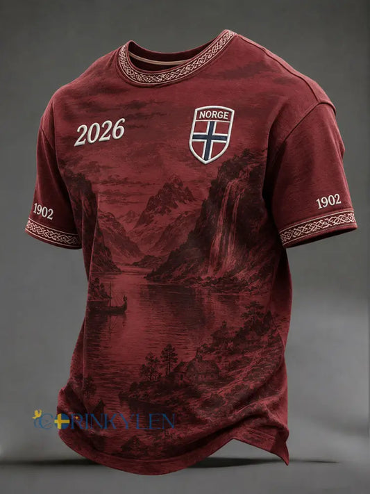 Herrarnas norska fotbollströjor - som bild / S