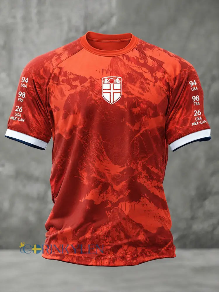 Herrarnas norska fotbollströjor - som bild / S