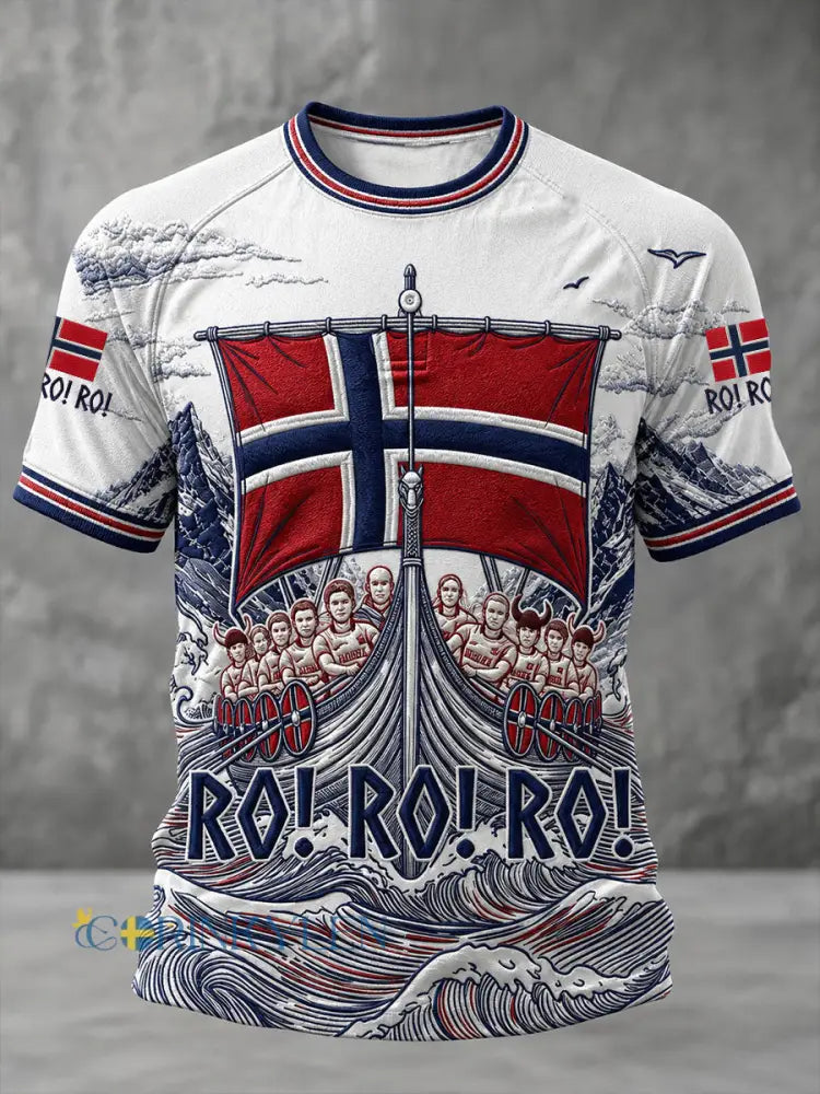 Herrarnas Ro! Ro! Ro! T-shirt med korta ärmar - som bild / S