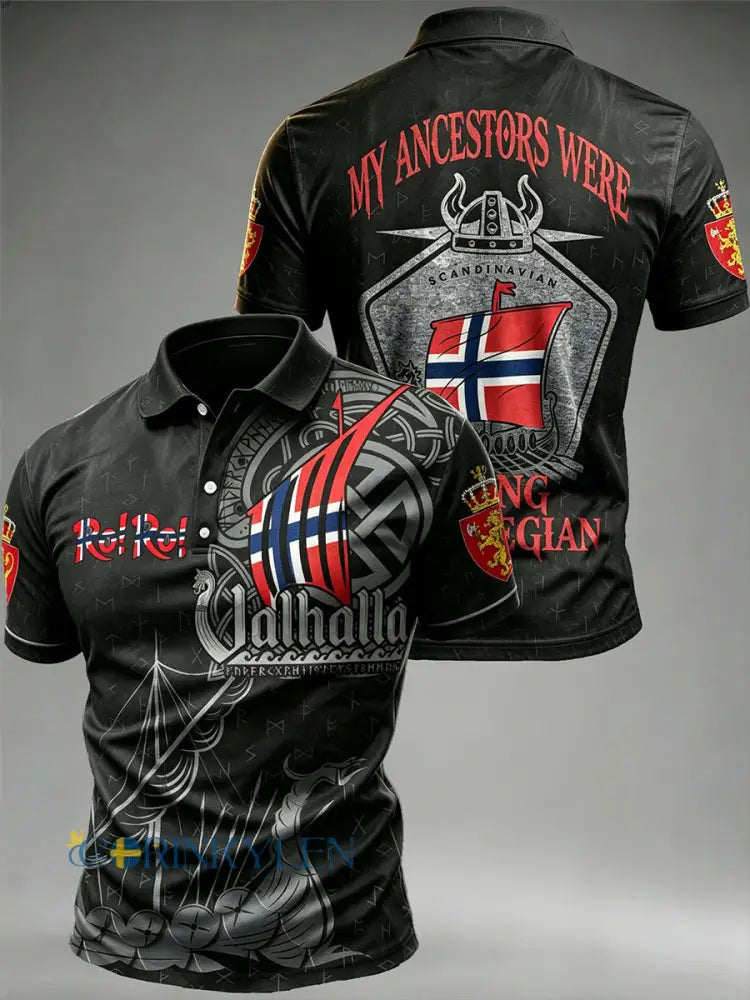 Herrarnas Ro! Ro! Valhalla-tröja - svart / S