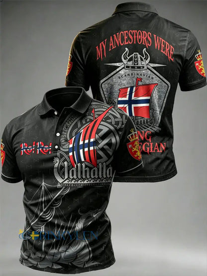 Herrarnas Ro! Ro! Valhalla-tröja - svart / S