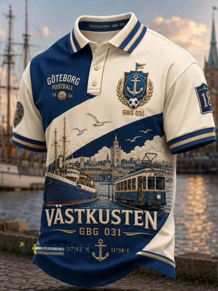 Herrarnas svenska fotbollströja IFK Göteborg Lovers med korta ärmar - A / S
