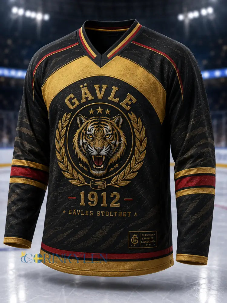 Herrarnas svenska ishockeylag Brynäs IF-linne med lång ärm - A / S