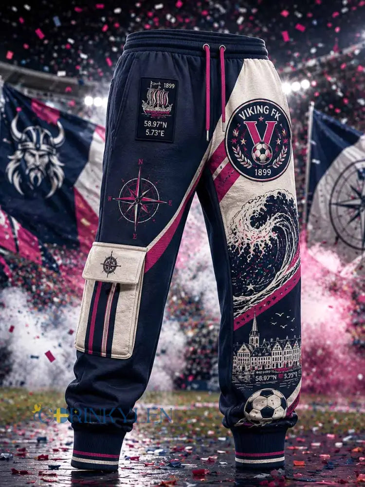 Herrbyxor med viking- och FK-teamgrafik - som bild / S