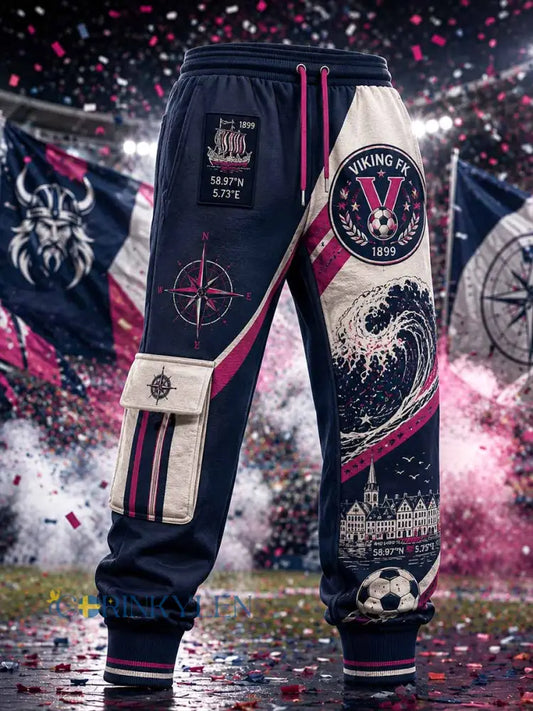 Herrbyxor med viking- och FK-teamgrafik - som bild / S