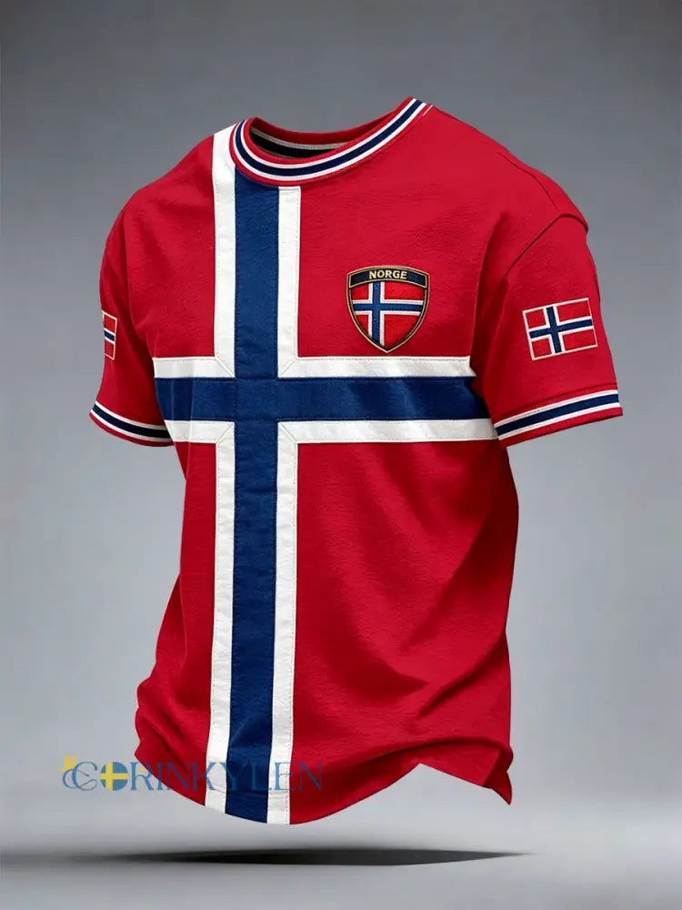 Herrens Norge T-shirt - som bild / S