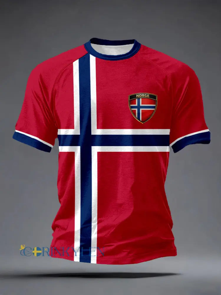 Herrens Norge T-shirt - som bild / S