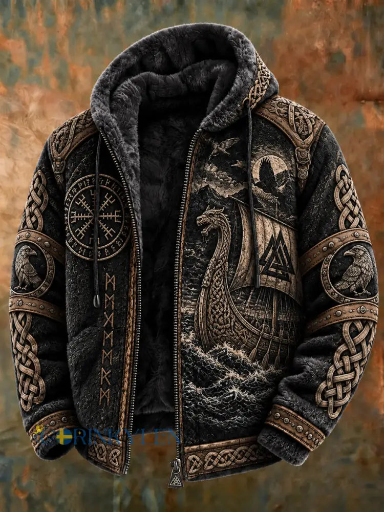 Herrlig vikingaskjorta i flanell - som bild / S