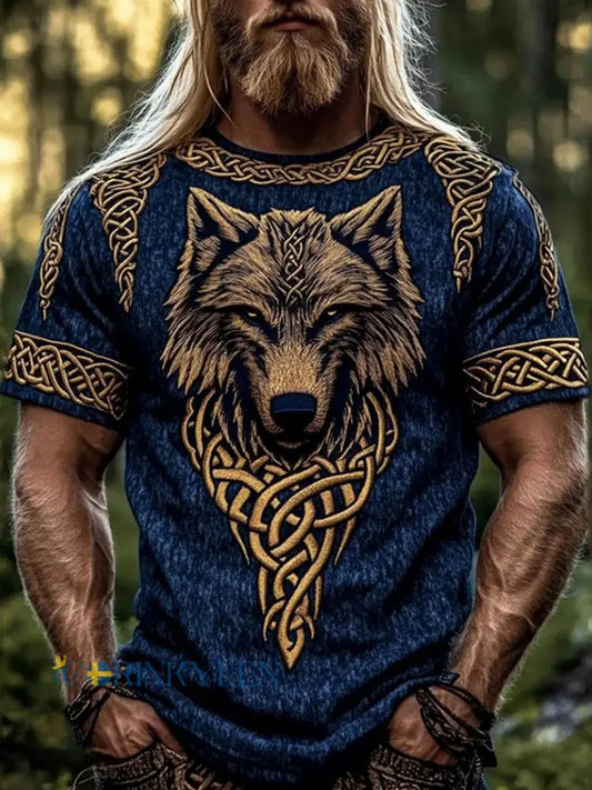 Herrlig vikingtröja med tryck - som bild / S