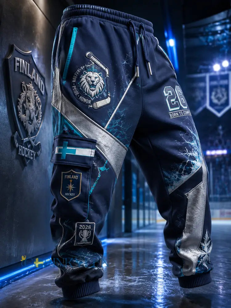 Herrliga finska ishockey-träningsbyxor i casual-stil - A / S