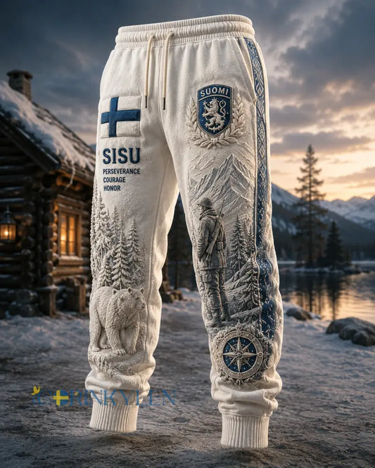 Herrliga finska Sisu-veteraner-fritidsoveraller byxor - A / S