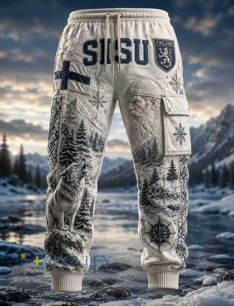 Herrliga finska Sisu-veteraner-fritidsoveraller byxor - A / S