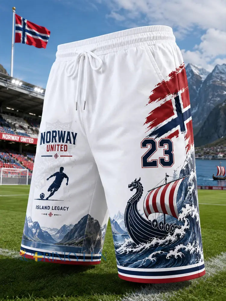Herrliga sportbyxor med vikinga- och fotbollsmotiv - A / S