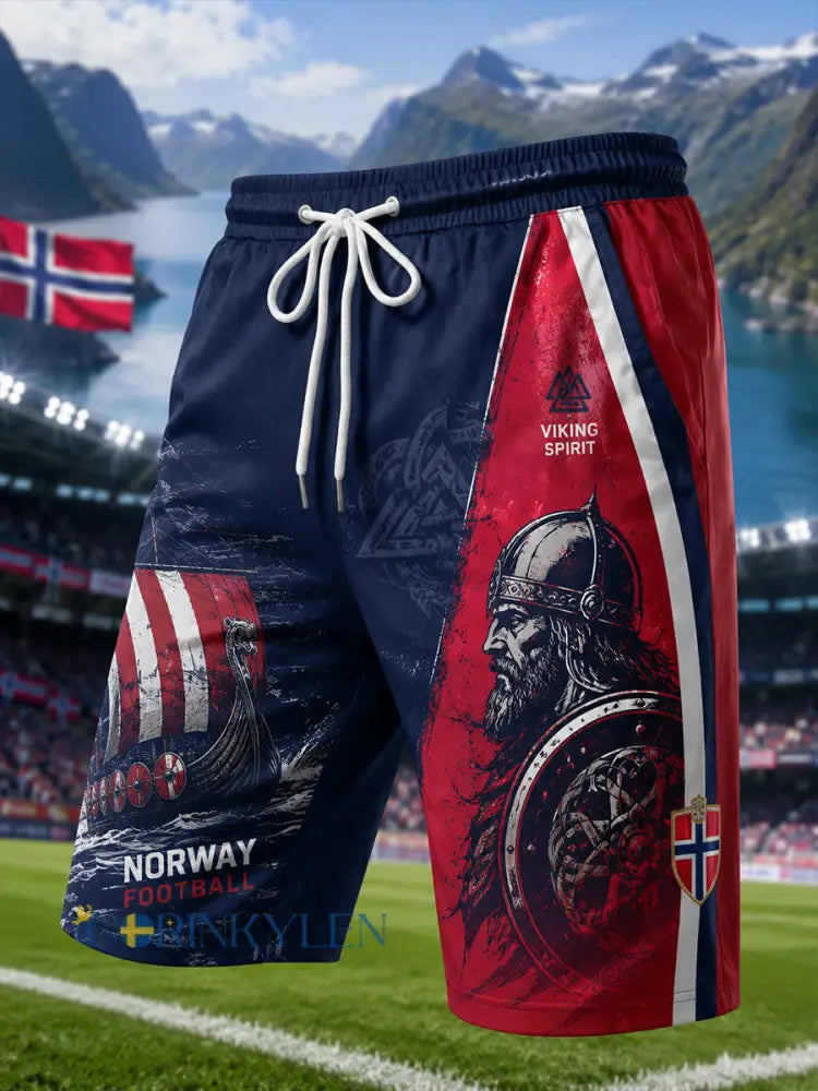 Herrliga sportbyxor med vikinga- och fotbollsmotiv - A / S