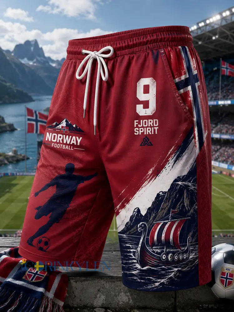 Herrliga sportbyxor med vikinga- och fotbollsmotiv - A / S