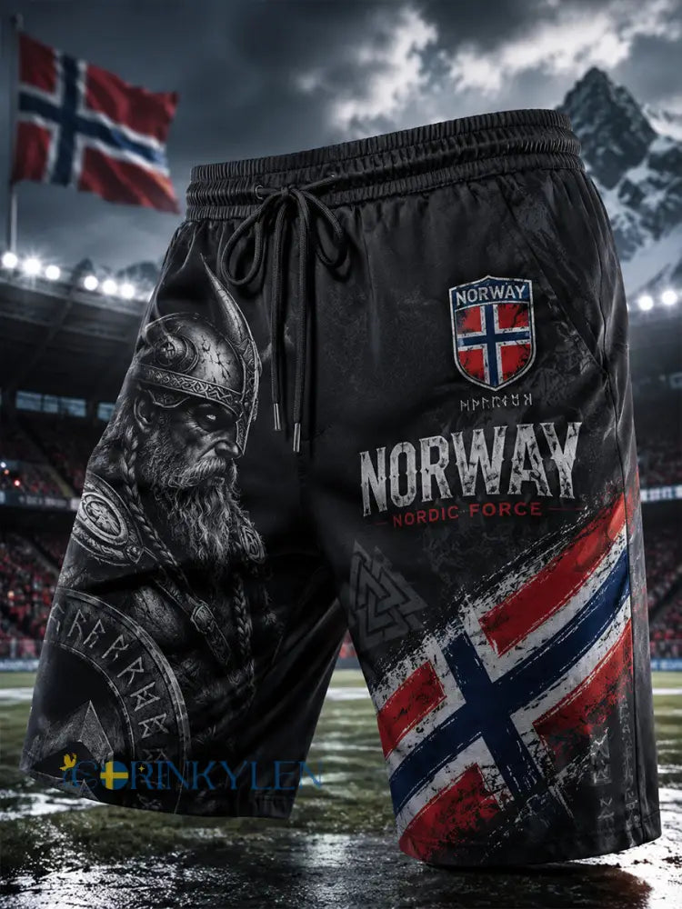 Herrliga sportbyxor med vikinga- och fotbollsmotiv - A / S