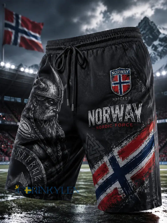 Herrliga sportbyxor med vikinga- och fotbollsmotiv - A / S