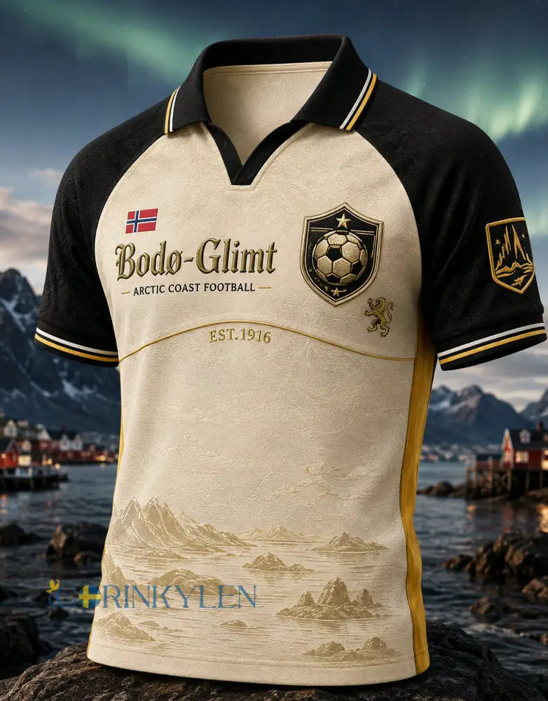 Herrpolo från Norway Football Bodø/Glimt med korta ärmar - A / S