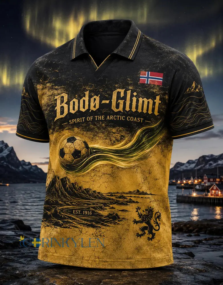 Herrpolo från Norway Football Bodø/Glimt med korta ärmar - A / S
