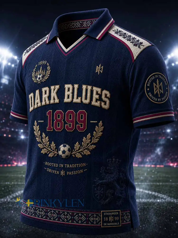 Herrpolotröja med vikingmotiv från Viking FK - som bild / M