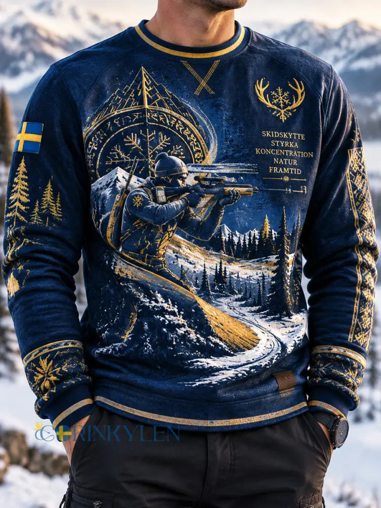 Herrpullover från Sweden Winter Precision Club - som bild / S