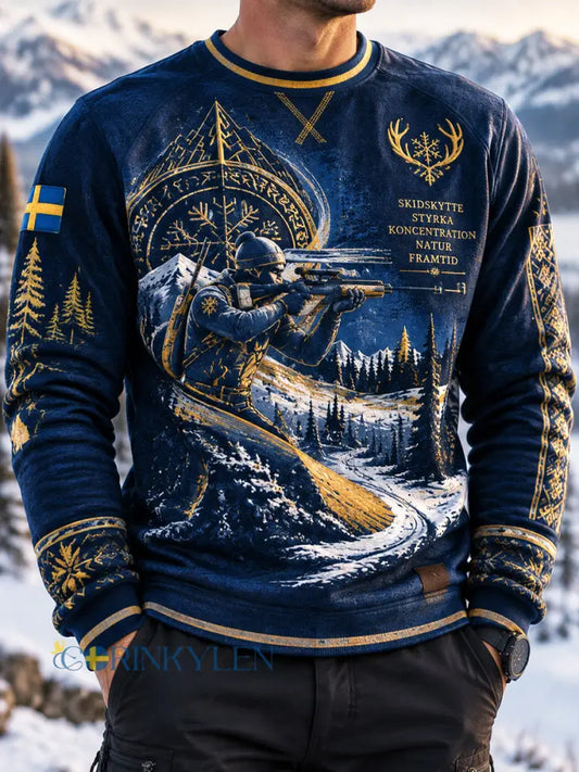 Herrpullover från Sweden Winter Precision Club - som bild / S