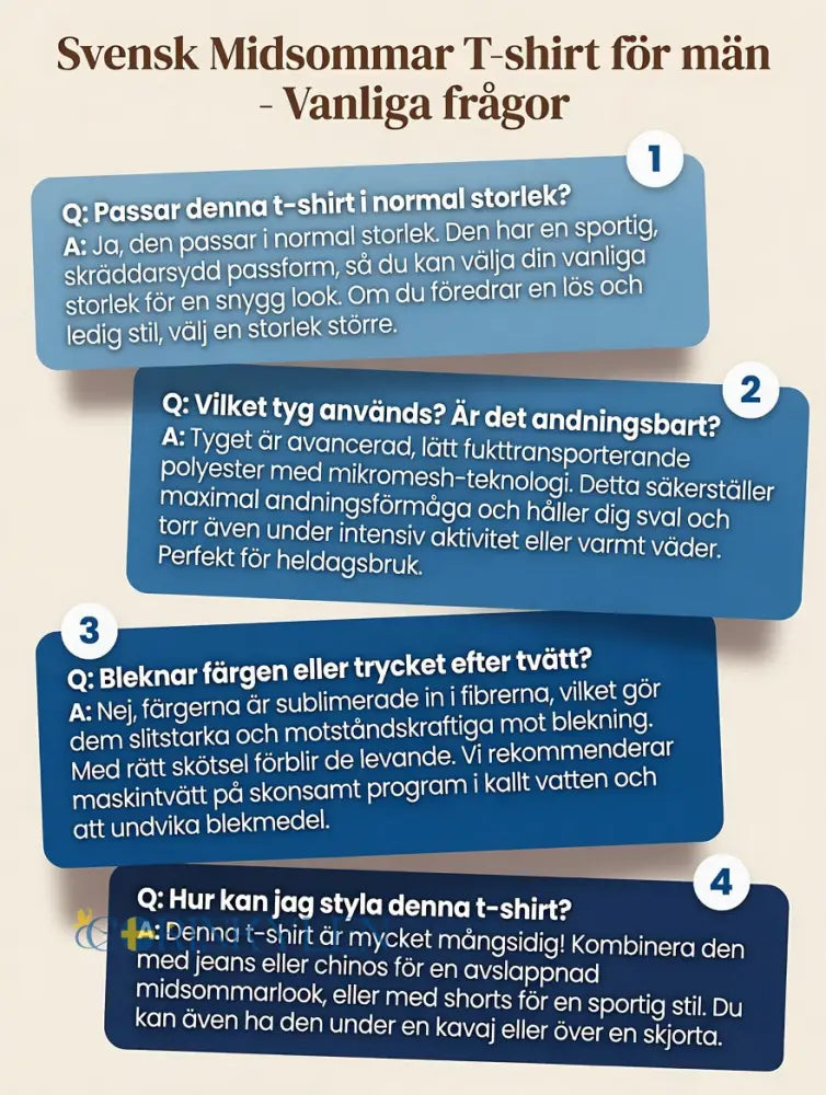 Herrretro svensk midsommarfolkalinsk bomull-linne t-shirt med korta ärmarna