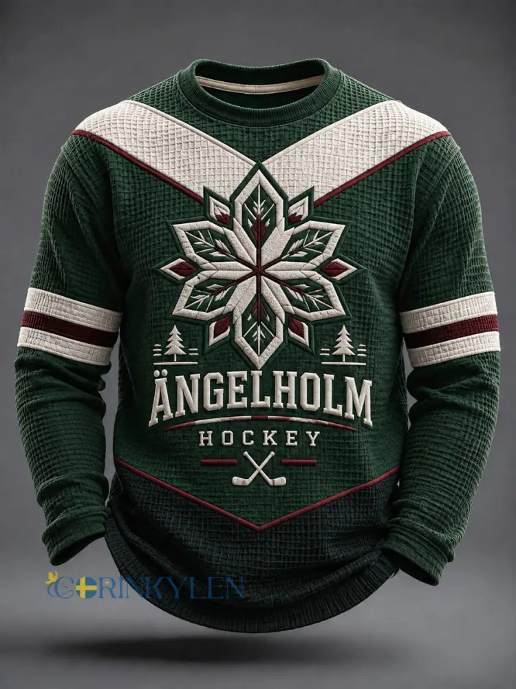 Herrtröja i Ängelholm Hockey Heritage-stil - som bild / S