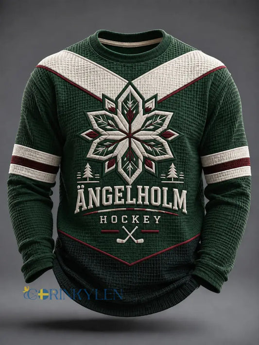 Herrtröja i Ängelholm Hockey Heritage-stil - som bild / S