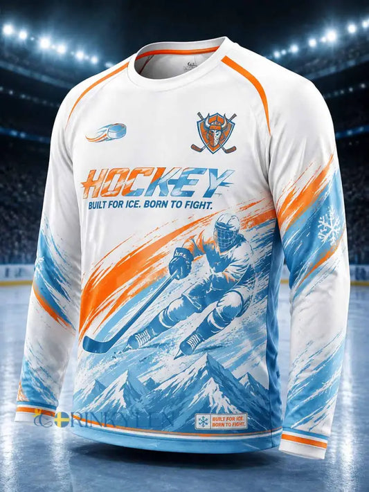 Herrtröja i finsk ishockey med Tappara-mönster och tryck - som bild / S